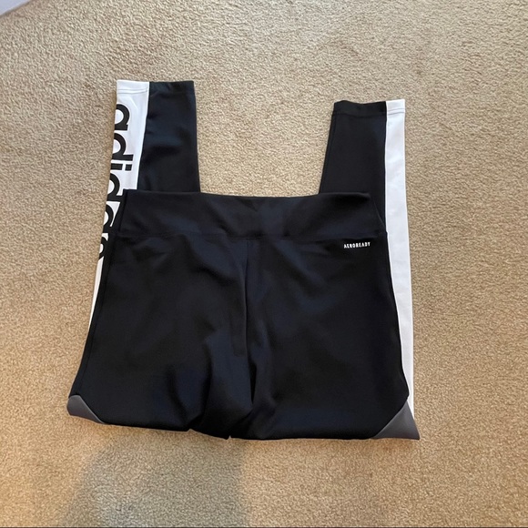 Adidas Tights Black Sz L - Picture 4 of 5